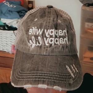 Distressed hat